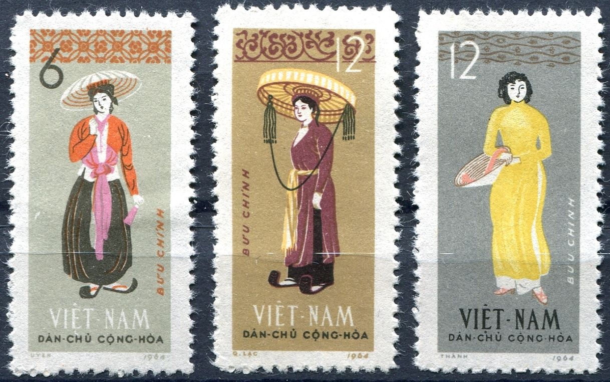 ) MiNr. 307 - 309 * - Severní Vietnam - národní kroje