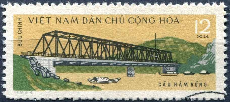 (1964) MiNr. 318 - O - Severní Vietnam - most Hàm-Rồng