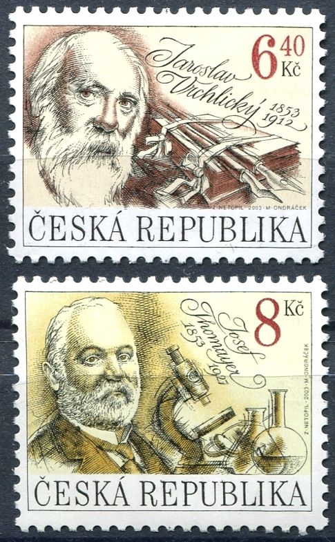 Česká pošta (2003) č. 348 - 349 ** - Česká republika - Osobnosti