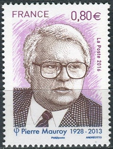 (2016) MiNr. 6483 ** - € 0,80 - Francie -  Pierre Mauroy