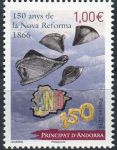 (2016) MiNr. 802 **- € 1,00 - Andora (Fr.) -  150. výročí "Nova Reforma" z roku 1866