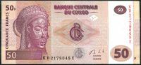 Kongo - (P 97b) 50 FRANCS (2013) - UNC