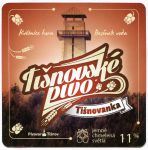 Tišnovské pivo - 11% Tišnovanka (samolepky) A