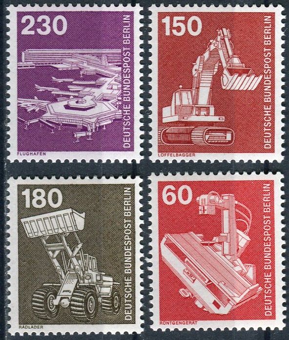 Deutsche Bundespost Berlin (1978) MiNr. 582 - 586 ** - Berlín - západní - Průmysl a technologie (II)