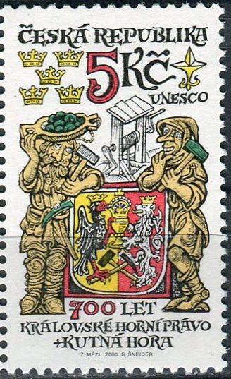 Česká pošta (2000) č. 247 ** - Česká republika - Královské horní právo Kutná hora