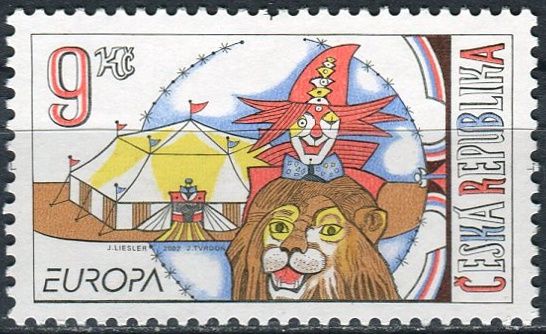 Česká pošta (2002) č. 320 ** - Česká republika - EUROPA Cirkus