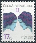 (2002) č. 331 ** - Česká republika -  Znamení zvěrokruhu Blíženci