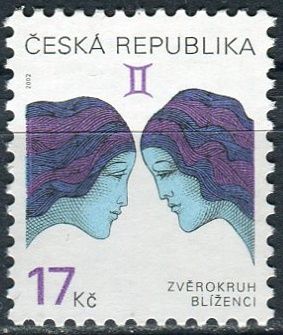 (2002) č. 331 ** - Česká republika -  Znamení zvěrokruhu Blíženci