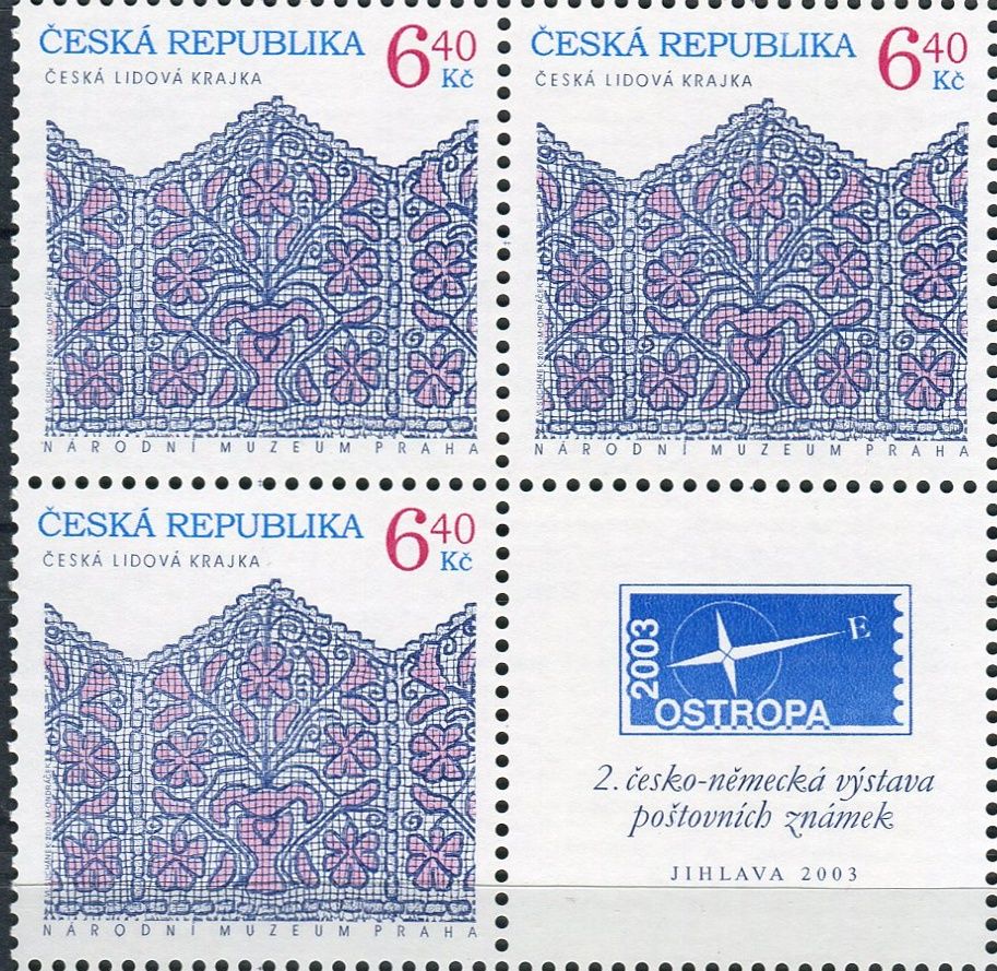 Česká pošta (2003) č. 352 ** ( VK-4) - Česká republika - Tradice lidové tvorby: Krajky