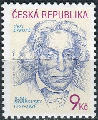 Česká pošta (2003) č. 363 ** - Česká republika - Češi Evropě Josef Dobrovský