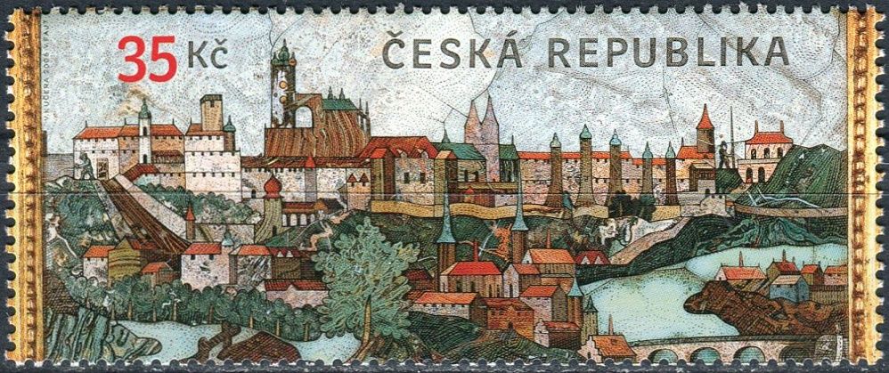 Česká pošta (2006) č. 488 ** - Česká republika - Giovanni Castrucci: Hradčany