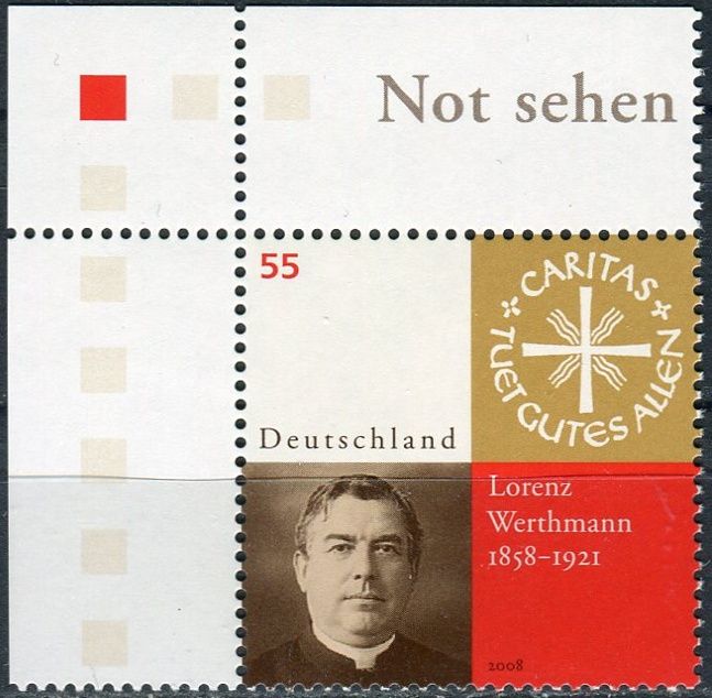 (2008) MiNr. 2697** - Německo - 150. výročí narození Lorenz Werthmann