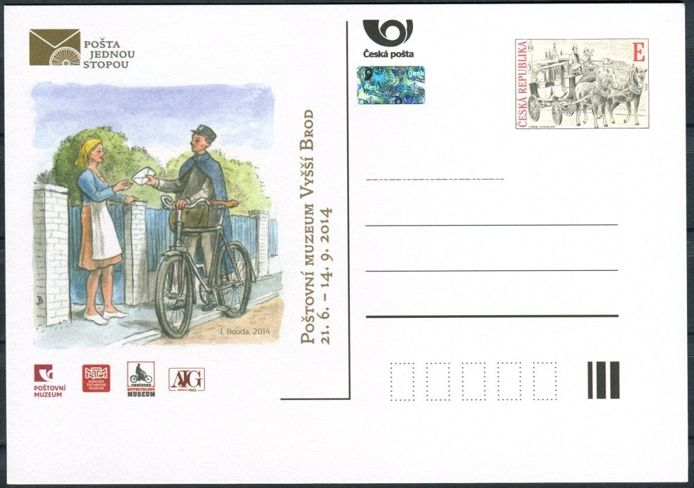 Česká pošta (2014) CDV 130 ** - PM 101 - Pošta jednou stopou