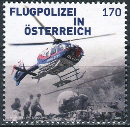 (2016) MiNr. 3303 ** (€ 1,70,-) - Rakousko - 60 let Rakouské letové policie