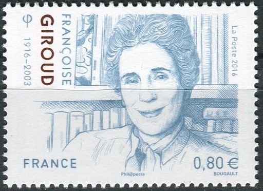 (2016) MiNr. 6526 ** - Francie -  100. výročí narození Françoise Giroud