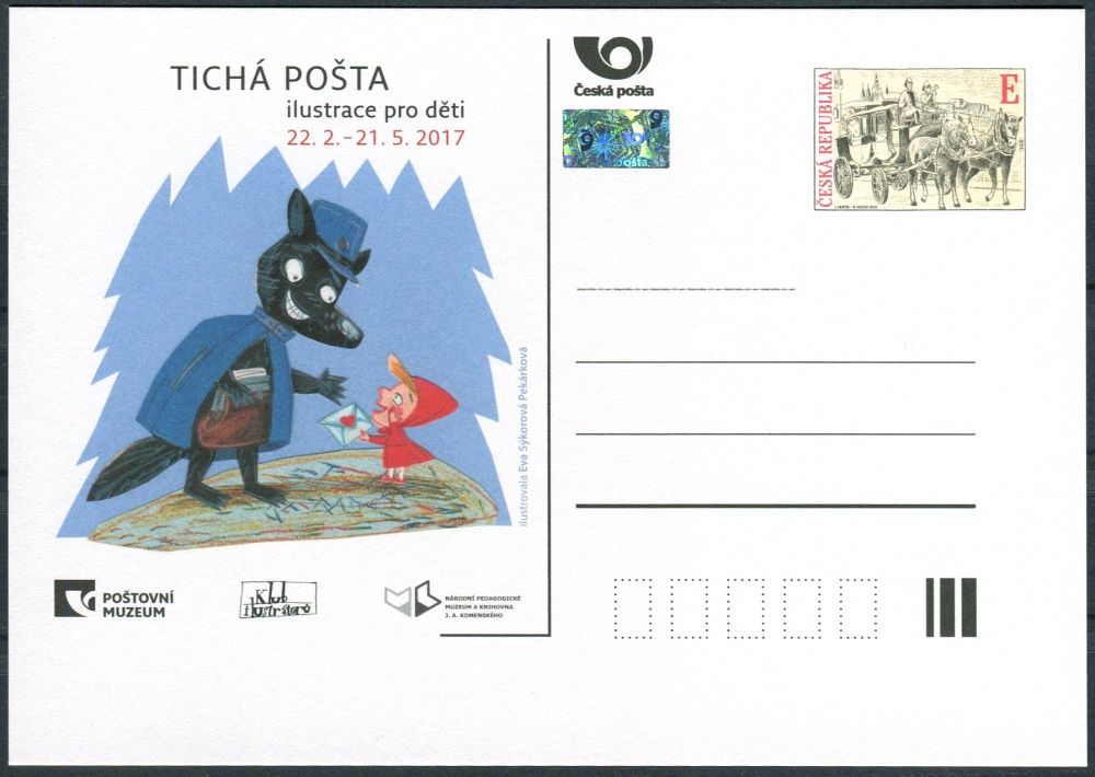 Česká pošta (2017) CDV 130 ** - PM - Tichá pošta - ilustrace pro děti