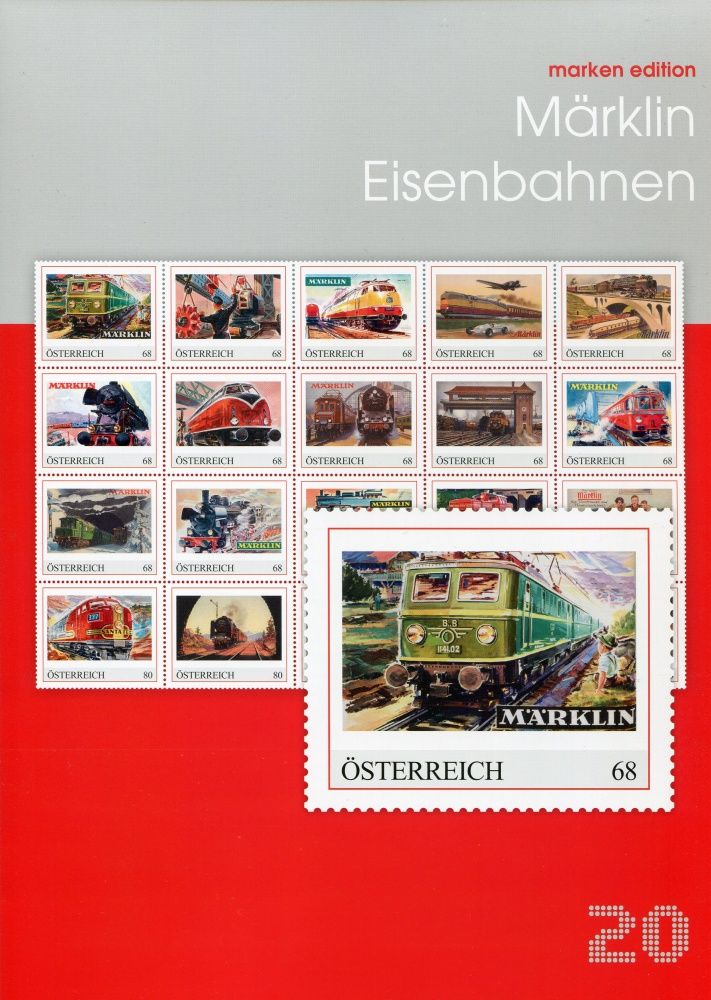 Rakousko - Marken Edition 20 - Märklin