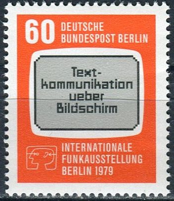 (1979) MiNr. 600 ** - Berlín - západní - Mezinárodní radio výstava Berlín 1979