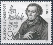 (1979) MiNr. 601 ** - Berlín - západní - Moses Mendelssohn