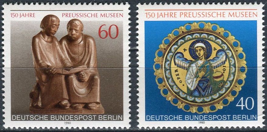 (1980) MiNr. 625 - 626 ** - Berlín - západní - 150 let pruská muzea, Berlín