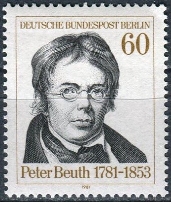 (1981) MiNr. 654 ** - Berlín - západní - 200. narozeniny Peter Christian Wilhelm Beuth
