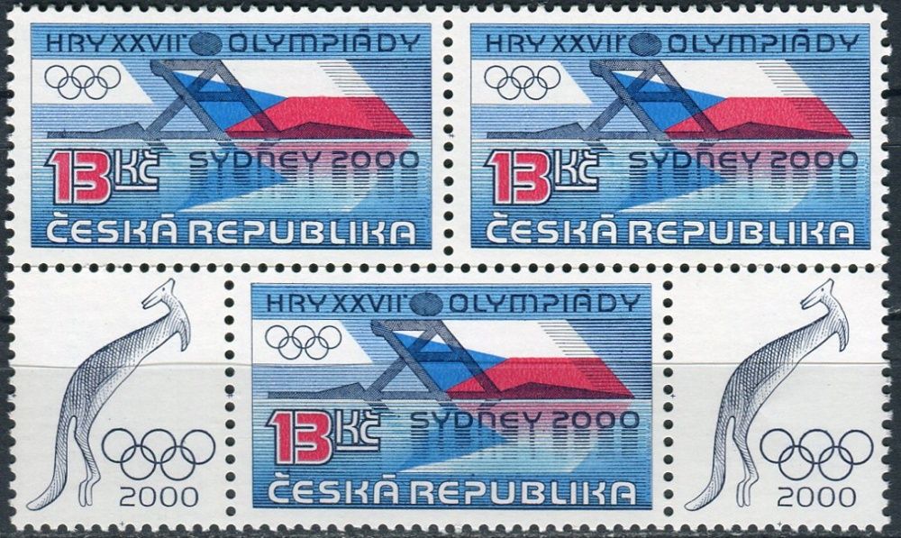 Česká pošta (2000) č. 268 ** - ČR - XXVII. OH v Sydney - (2 / K+1+K)