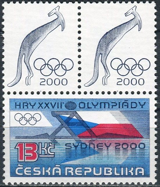 Česká pošta (2000) č. 268 ** - ČR - XXVII. OH v Sydney - (K + K / 1)