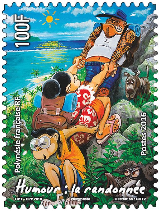 (2016) MiNr. 1308 ** - Fr. Polynesie - karikatury