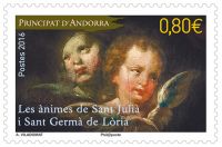 (2016) MiNr. 812 ** - Andora (Fr.) - Vánoce