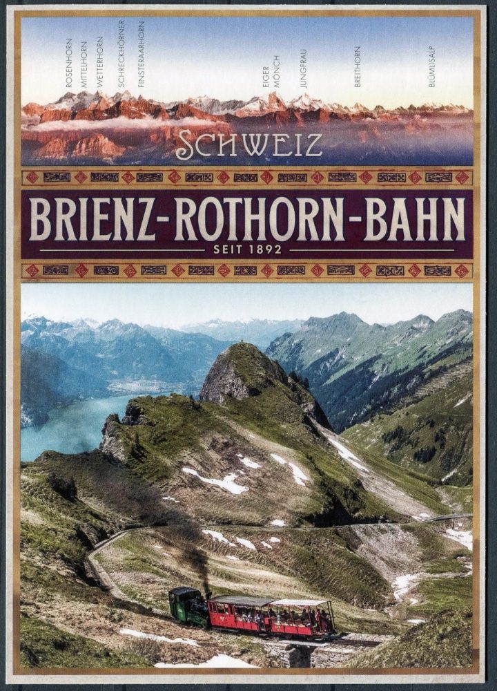 (2017) CPH ** - Švýcarsko - 125 let železnice Brienz-Rothorn