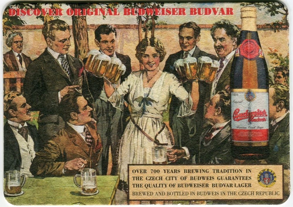 České Budějovice - Budvar - Discover original Budweiser Budwar - export Velká Británie