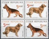 (2001) č. 296 - 297 ** - Česká republika - 4-bl - Chovatelství - psi