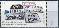 (2006) MiNr. 2551 ** - Německo - 100 let jednotné německé SPZ