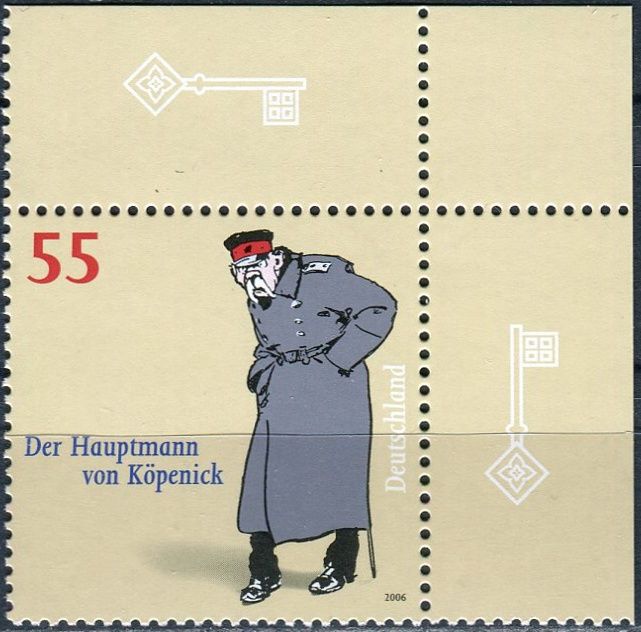 (2006) MiNr. 2559 ** - Německo - 100 let „Kapitán Koepenick“