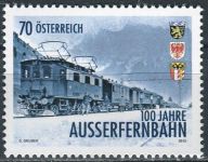 (2013) MiNr. 3086 ** - Rakousko - 100 let Außerfernbahn