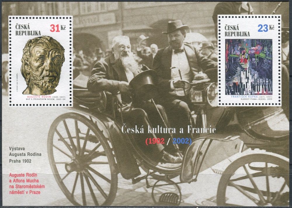 Česká pošta (2002) A 321 - 322 ** - Česká republika - Česká kultura a Francie