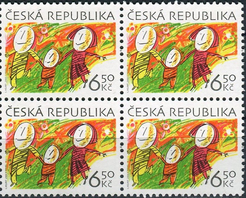 (2004) č. 391 ** - Česká republika - 4-bl - Velikonoce