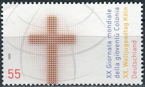 (2005) MiNr. 2469 ** - Německo - Světový den mládeže, Kolín nad Rýnem