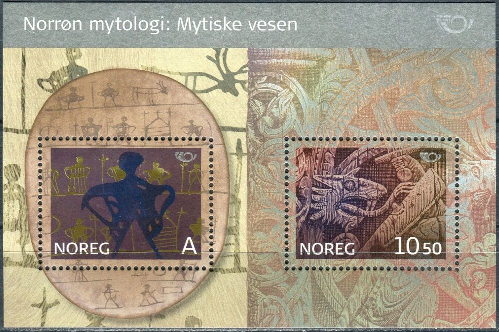 (2006) MiNr. 1570 - 1571 ** - Norsko - BLOCK 30 - Sever - severské mýty (II)