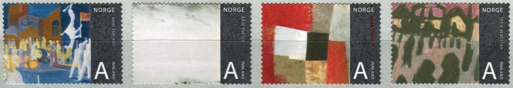 (2008) MiNr. 1665 - 1668 ** - Norsko - Norské umění (I): Obrazy