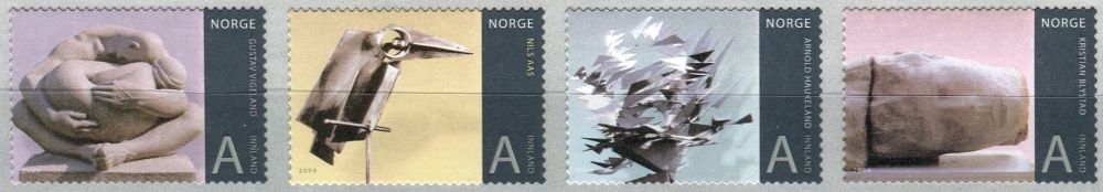 (2009) MiNr. 1700 - 1703 ** - Norsko - Norské umění (III): sochy