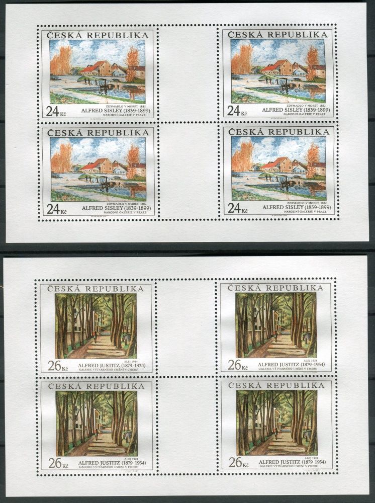 Česká pošta (2009) PL 615 - 616 ** - Česká republika - Umění 2009