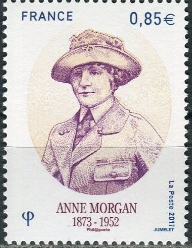 (2017) MiNr. 6693 ** - Francie - 65. výročí úmrtí Anne Morgan
