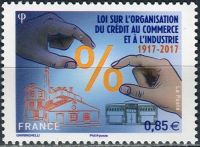 (2017) MiNr. 6702 ** - Francie - 100 let Zákona o průmyslu a obchodu