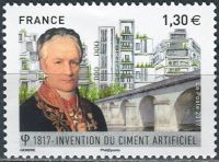 (2017) MiNr. 6767 ** - Francie - 200. výročí vynálezu umělého hydraulického vápna pro výrobu cementu