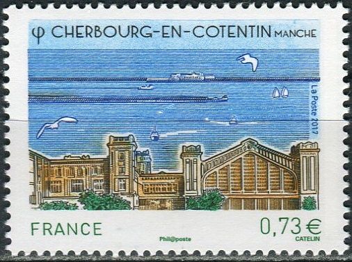 (2017) MiNr.  ** - Francie - Cestovní ruch - Cherbourg-en-Cotentin - Manche