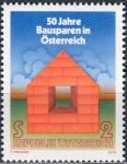 (1975) MiNr. 1497 ** - Rakousko - 50 let stavebního spoření v Rakousku