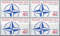 (1999) č. 213 ** - ČR - 4-bl - Vstup ČR do NATO