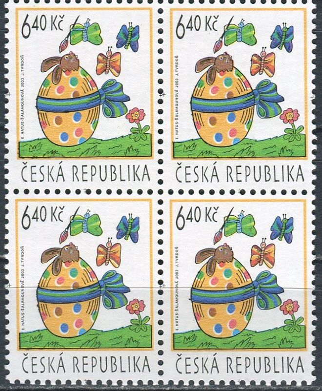 (2003) č. 351 ** - Česká republika - 4-bl - Velikonoce