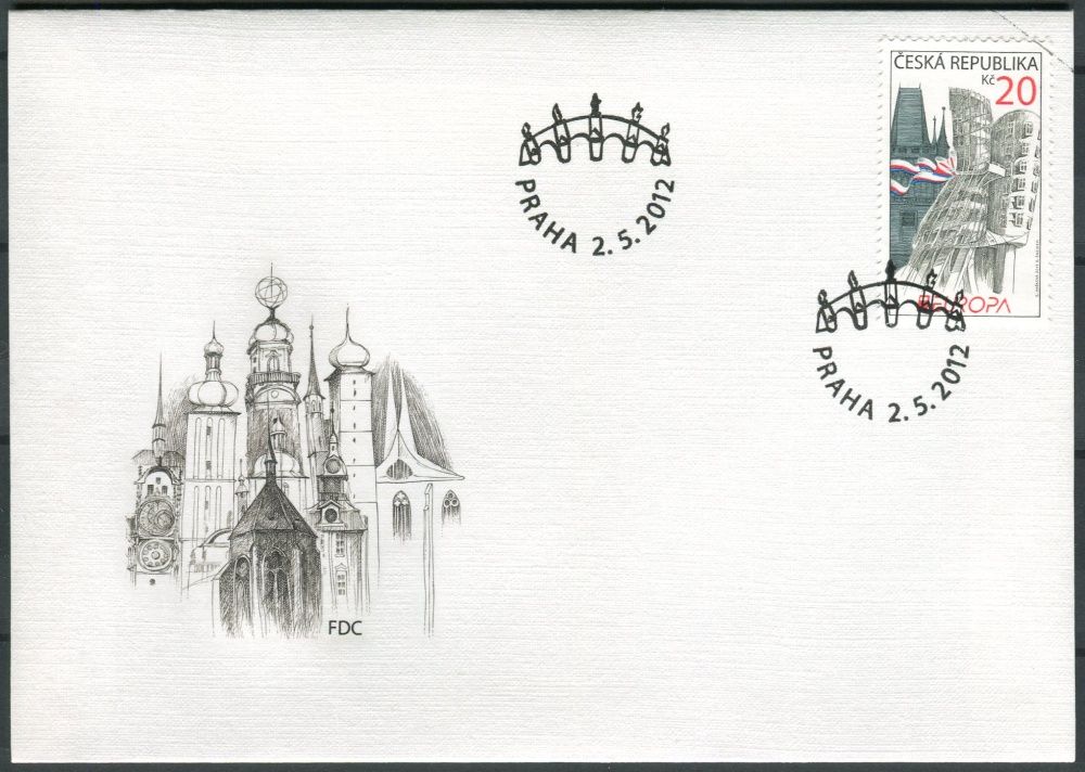 (2012) FDC 719 - Europa Pozvání do vydavatelské země